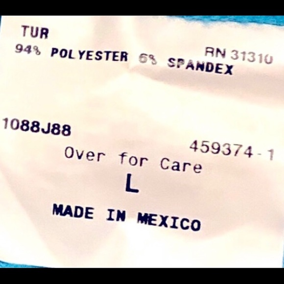 IZ Byer California Teal Silky Tank Top Size L - Picture 6 of 7